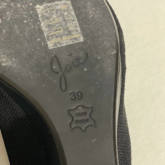 Joie Black Fabric Wedges - Picture 7 of 7